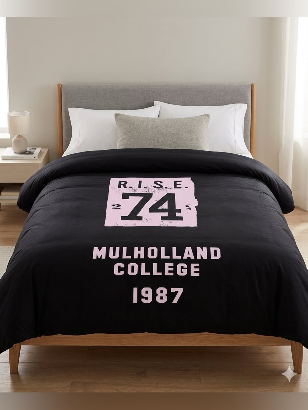 Calvin Klein Modern Cotton Collection Duvet Cover Rise 74 Collegiate Graphic